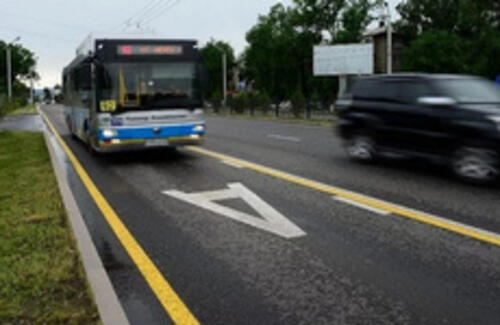 Автобусы в Алматы будут фиксировать нарушения ПДД