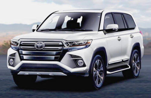 Опубликованы первые живые фотографии Toyota Land Cruiser 300