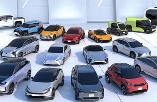 Toyota презентовала сразу 15 новых электромобилей