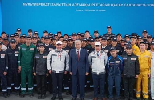 Глава государства дал старт строительству мультибрендового автомобильного завода компании "Астана Моторс"